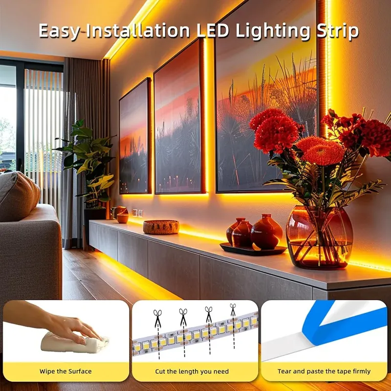 چراغ کابینتی نواری کنترل دار سفارش آمازون