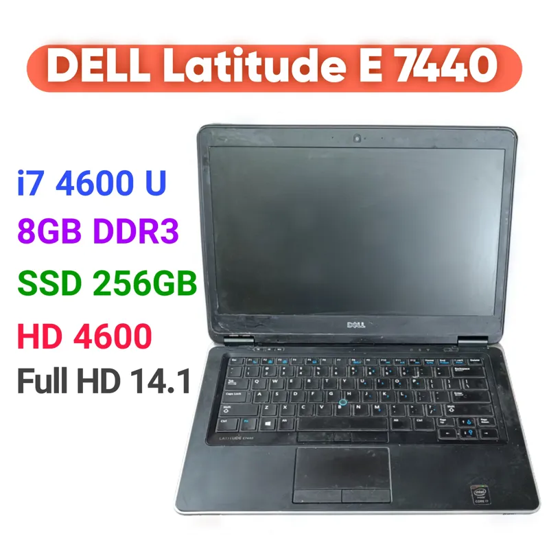 لپ تاپ DELL Latitude E7440 i7 th4