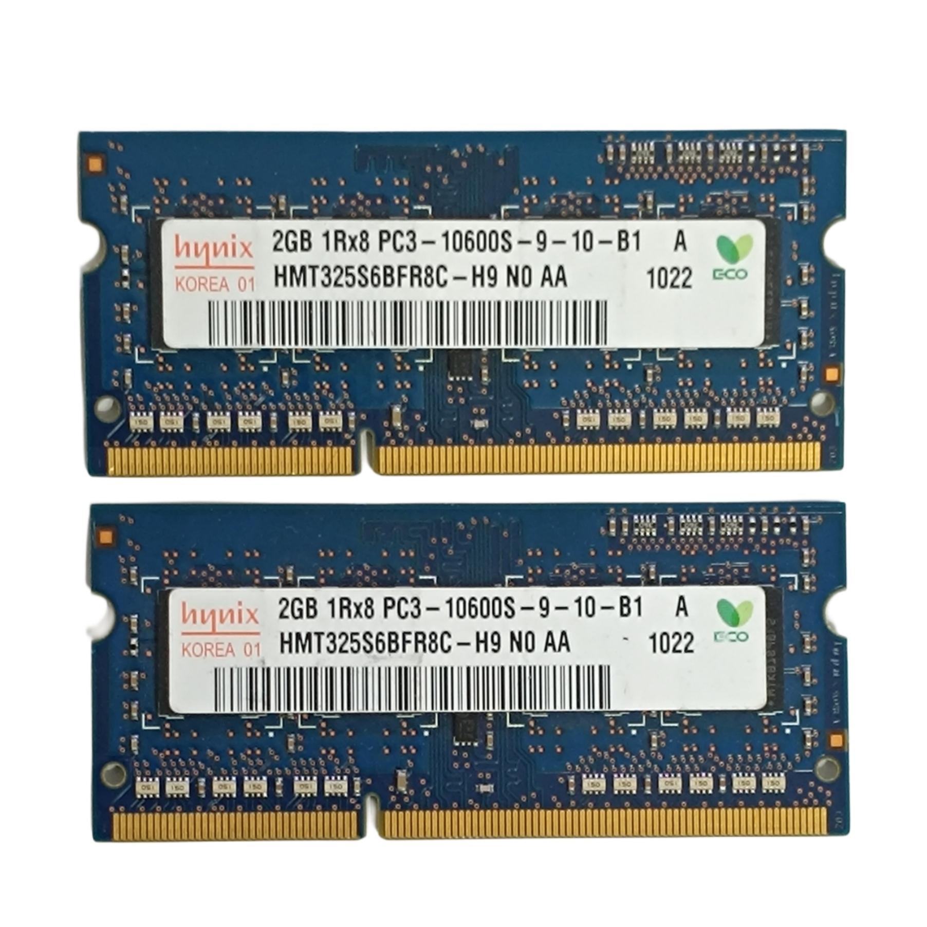 رم لپ تاپ 2 عدد 2GB DDR3