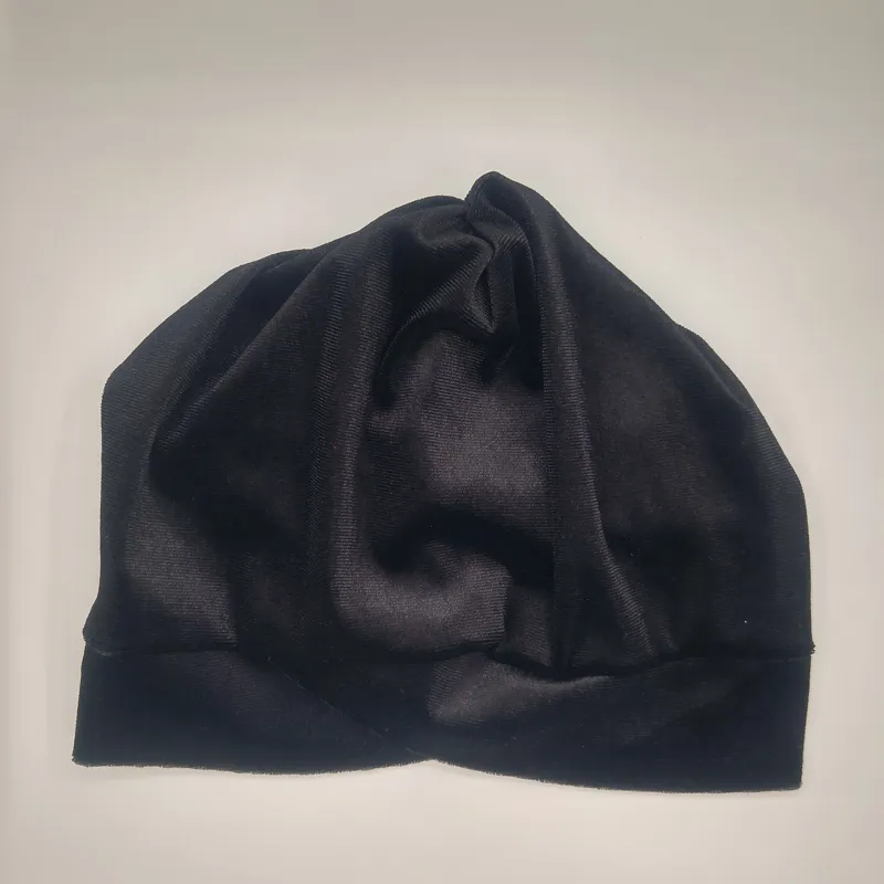 کلاه حجاب ساده مشکی ( توربان )