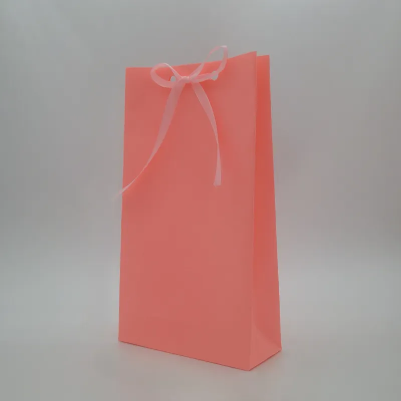 پاکت رنگی سایز 18×10×4 بسته 20 عددی رنگ گلبهی