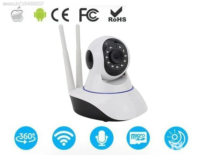 دوربین بیسیم ( وایرلس گردان ) چرخشی Baby Cam PTZ