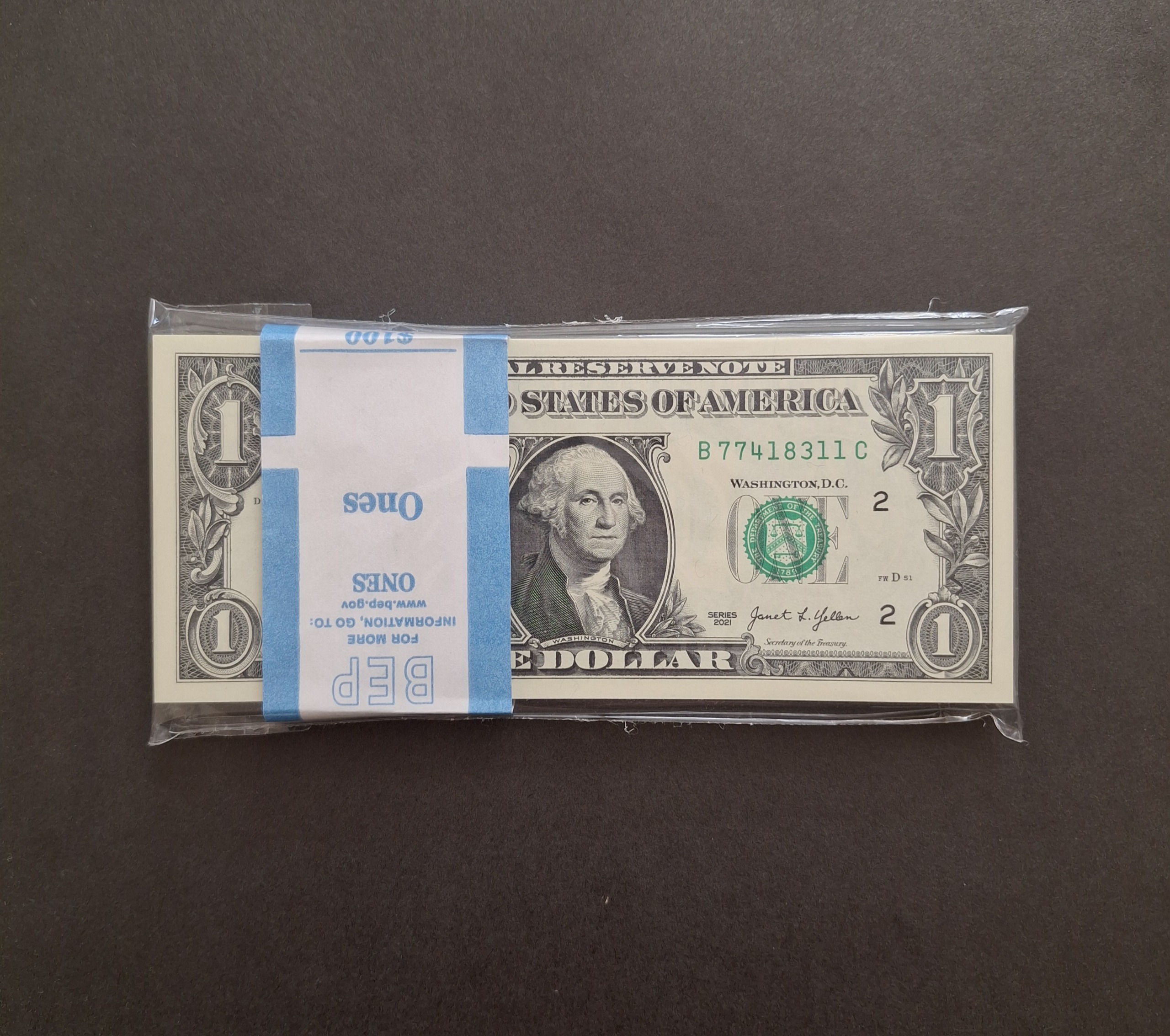 45 برگ 1 دلاری سریالی بانکی 2021