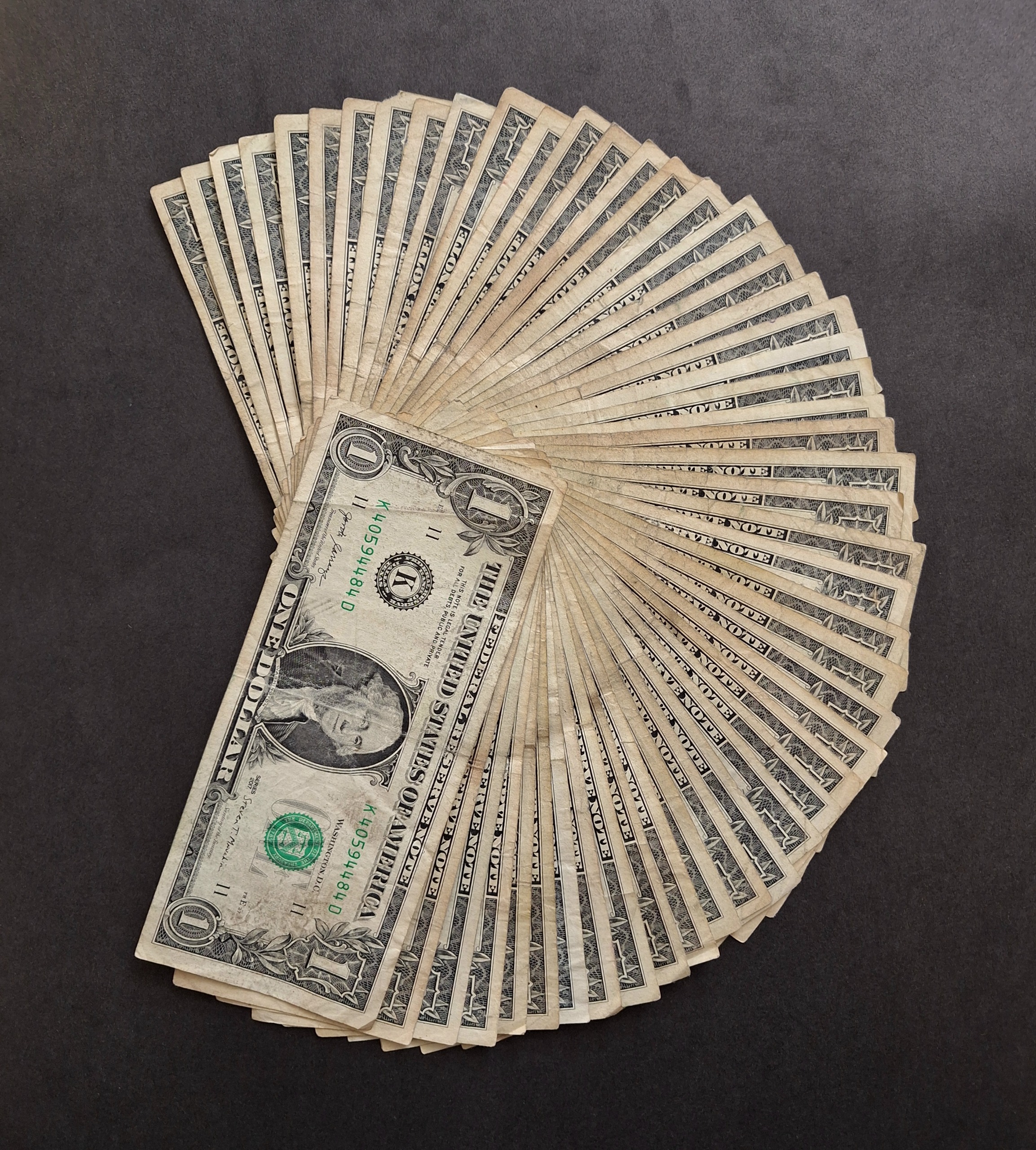 49 برگ 1 دلاری کارکرده سالم