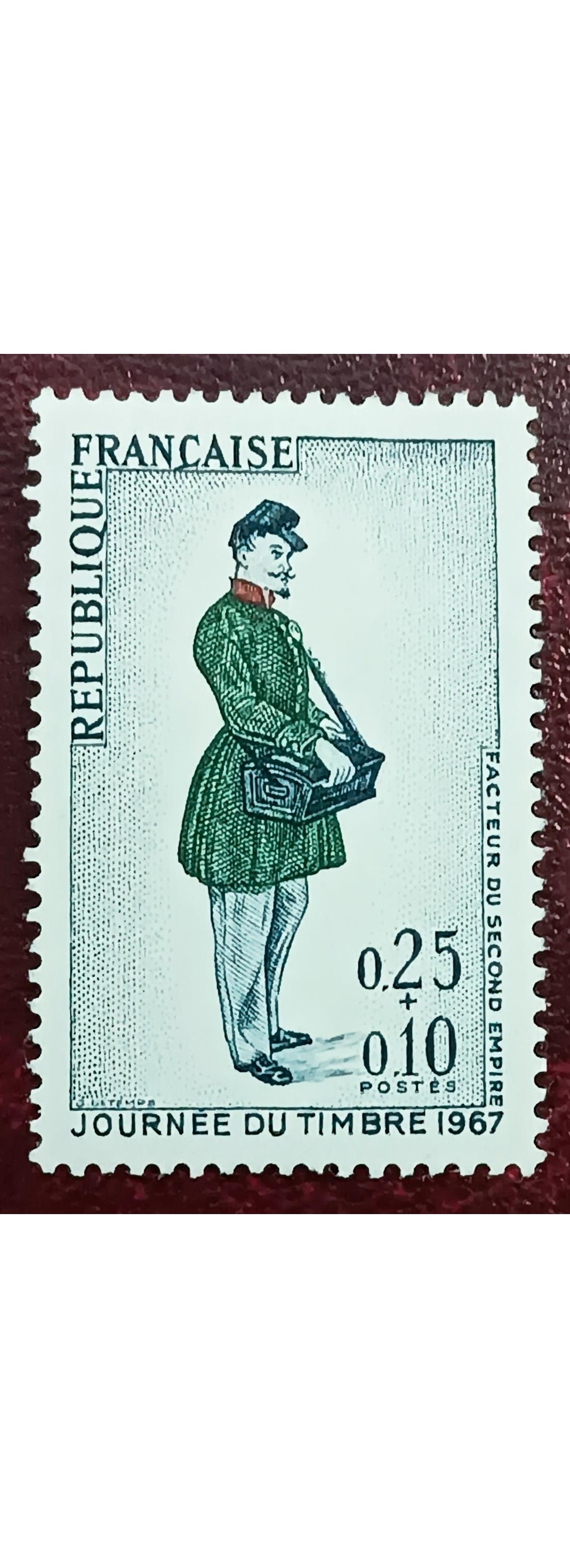 تمبر فرانسه مهر نخورده