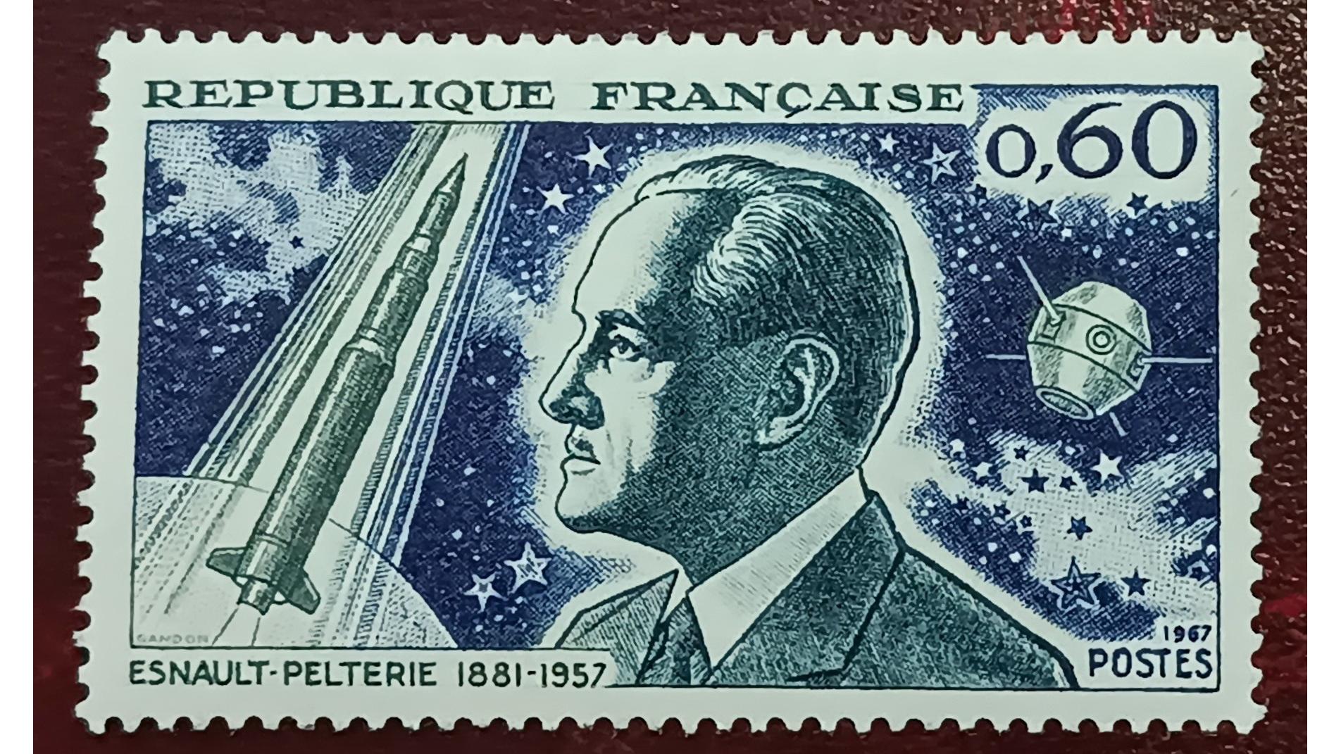 تمبر فرانسه مهر نخورده