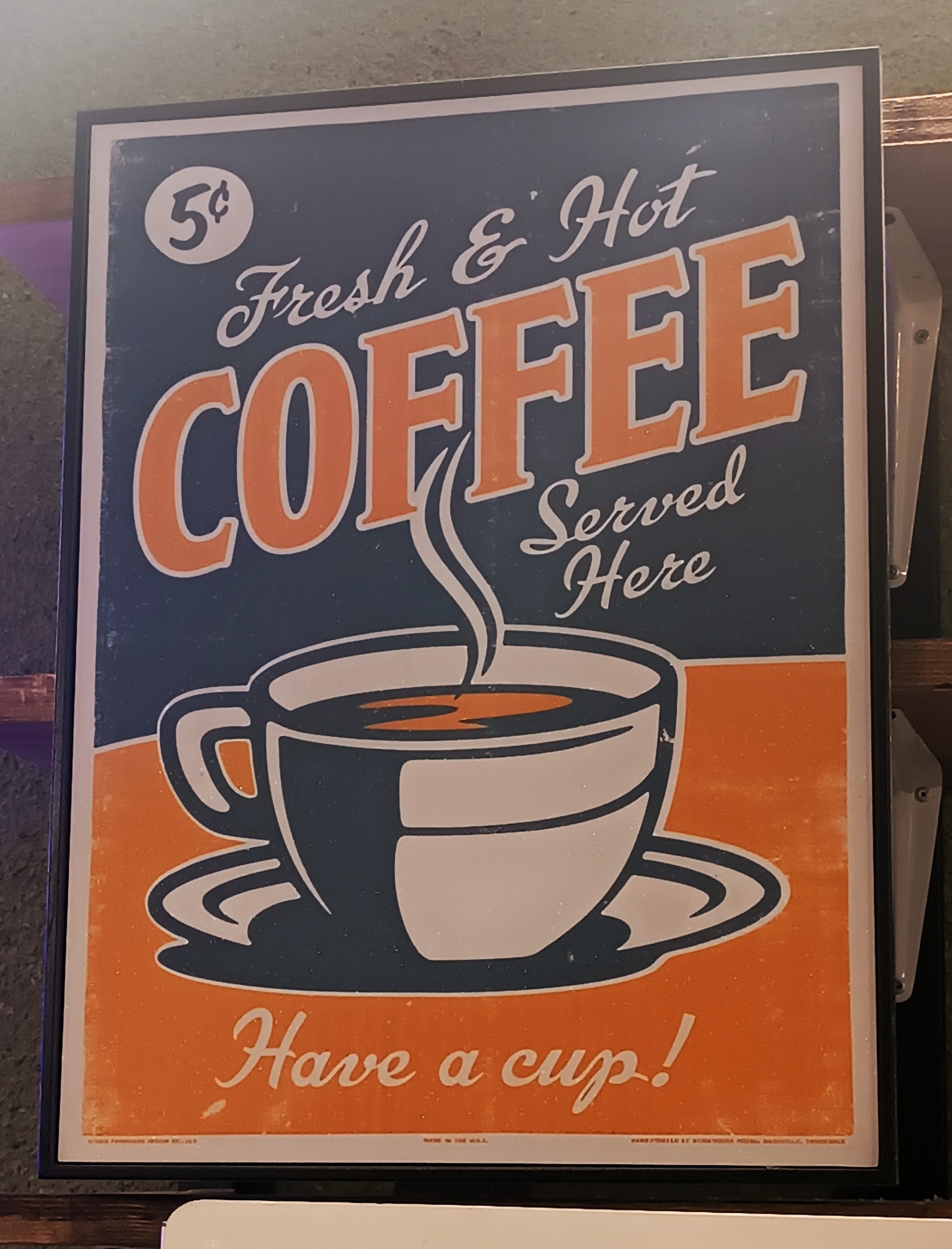 تابلو دیواری طرح کافی