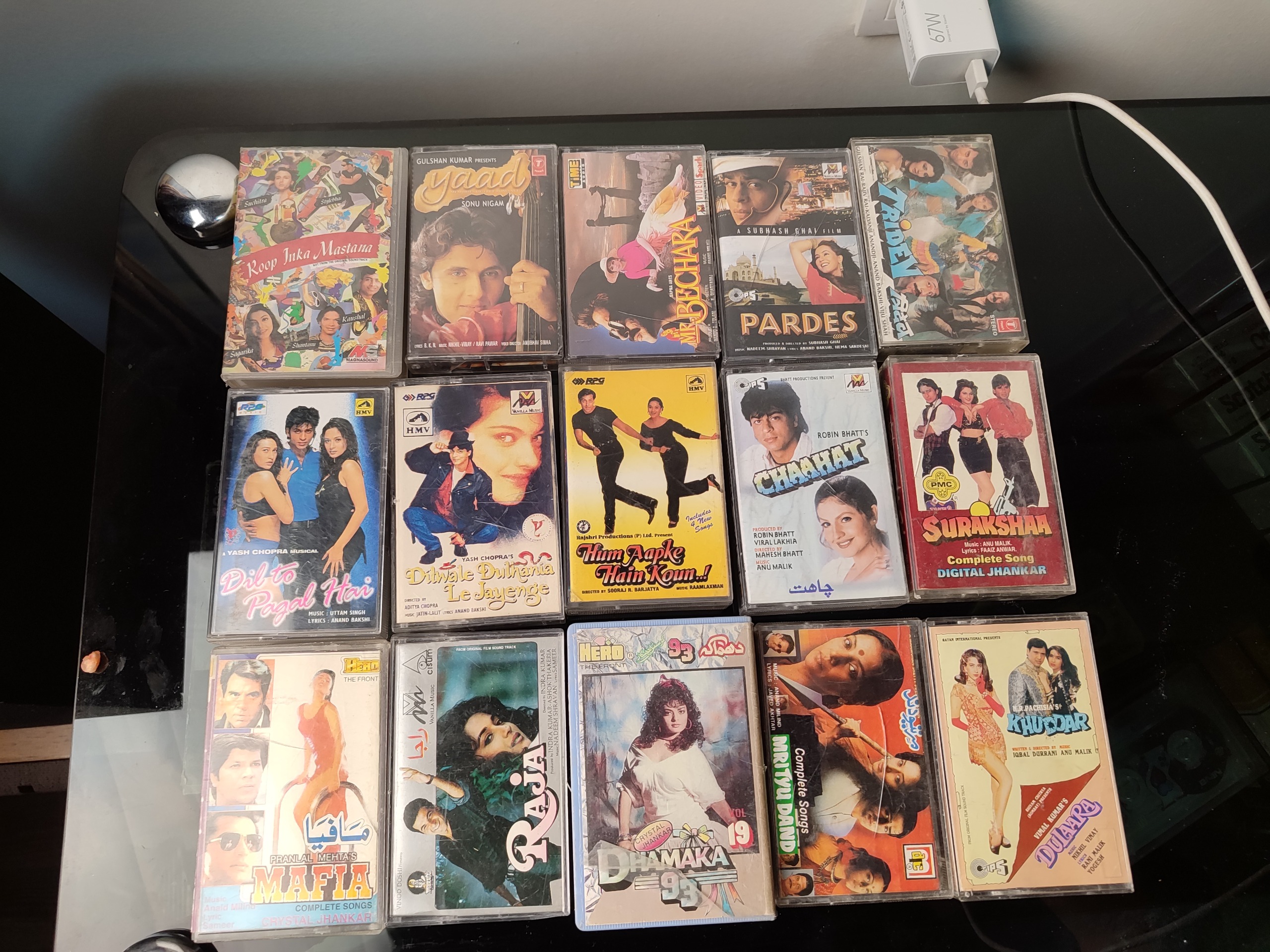 15 عدد نوار کاست هندی