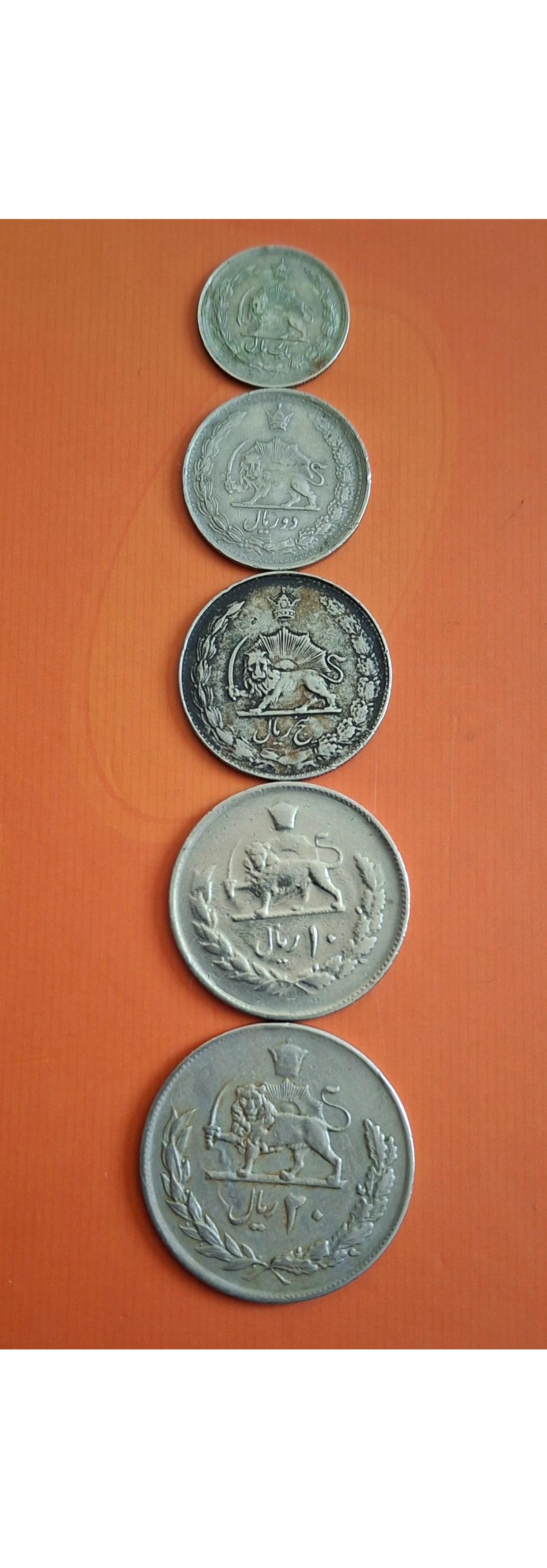 مجموعه سکه پهلوی سال1354کد115