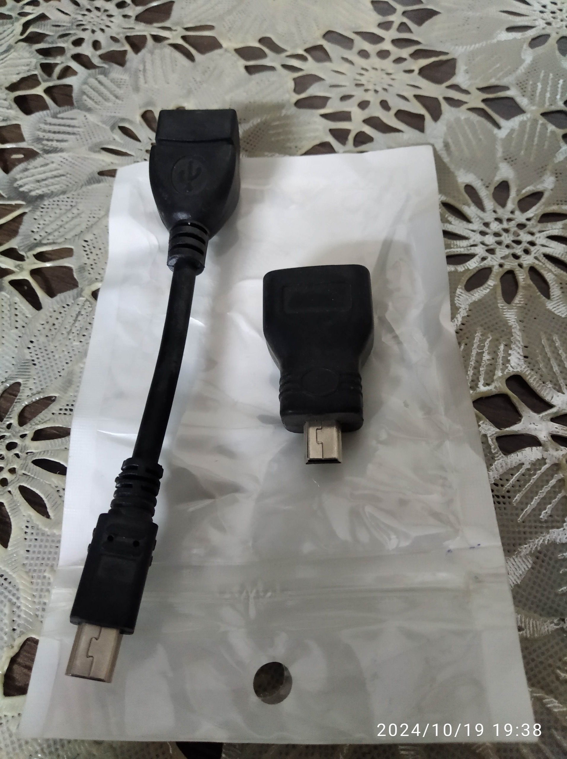 کابل otg وتبدیل otg هردو میکروusb