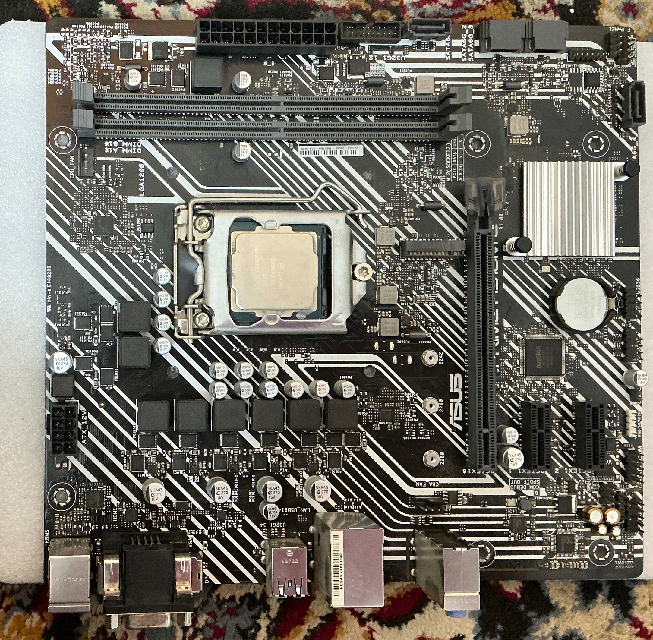فروش مادربورد asus h510m e