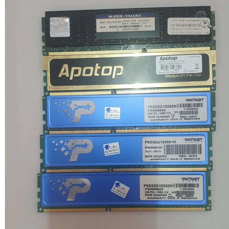 فروش رم دو گیگ ddr3 اصلی هیت سینک دار
