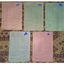 (5عدد)کارنامه