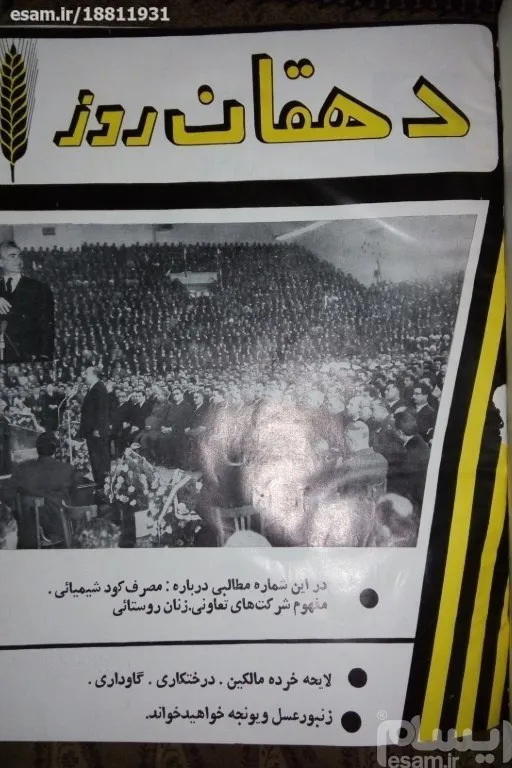 (12عدد) مجله دهقان روز/ چاپ 1342/