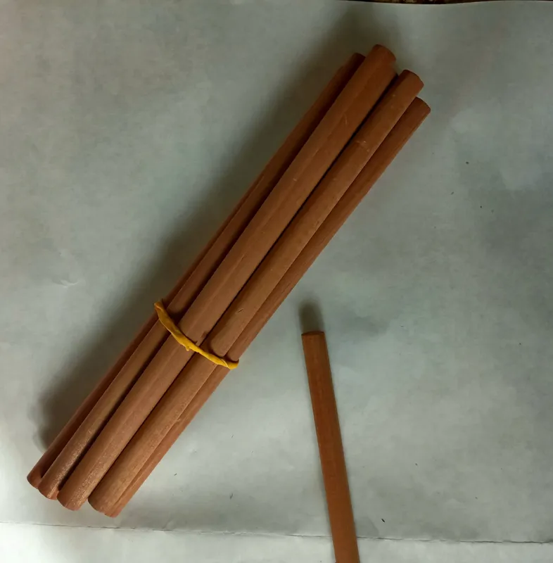 مداد چوب خالص (مداد سیگاری) شوروی زرد