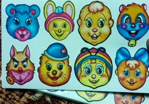 برچسب اصل کارتونی دهه 60
