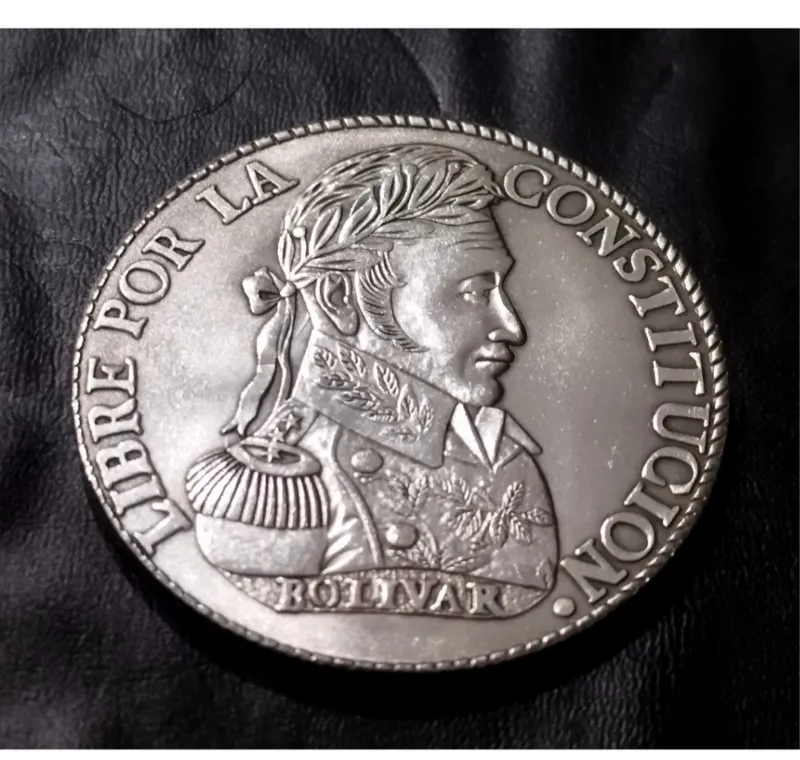 سکه روکش نقره ضرب دوم از کشور بولیوی