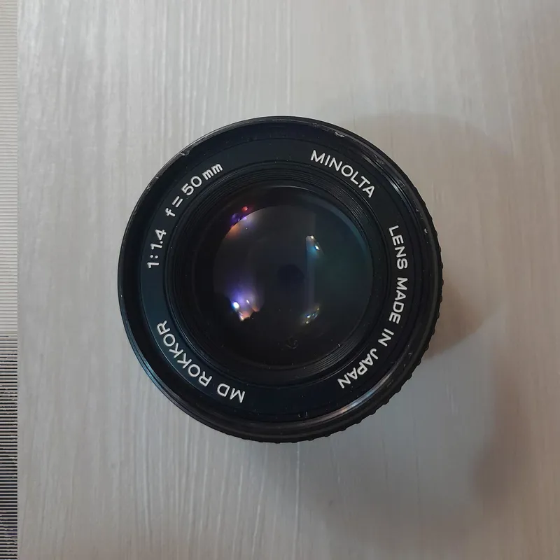 لنز مینولتا 50مم اف14 آنالوگ
