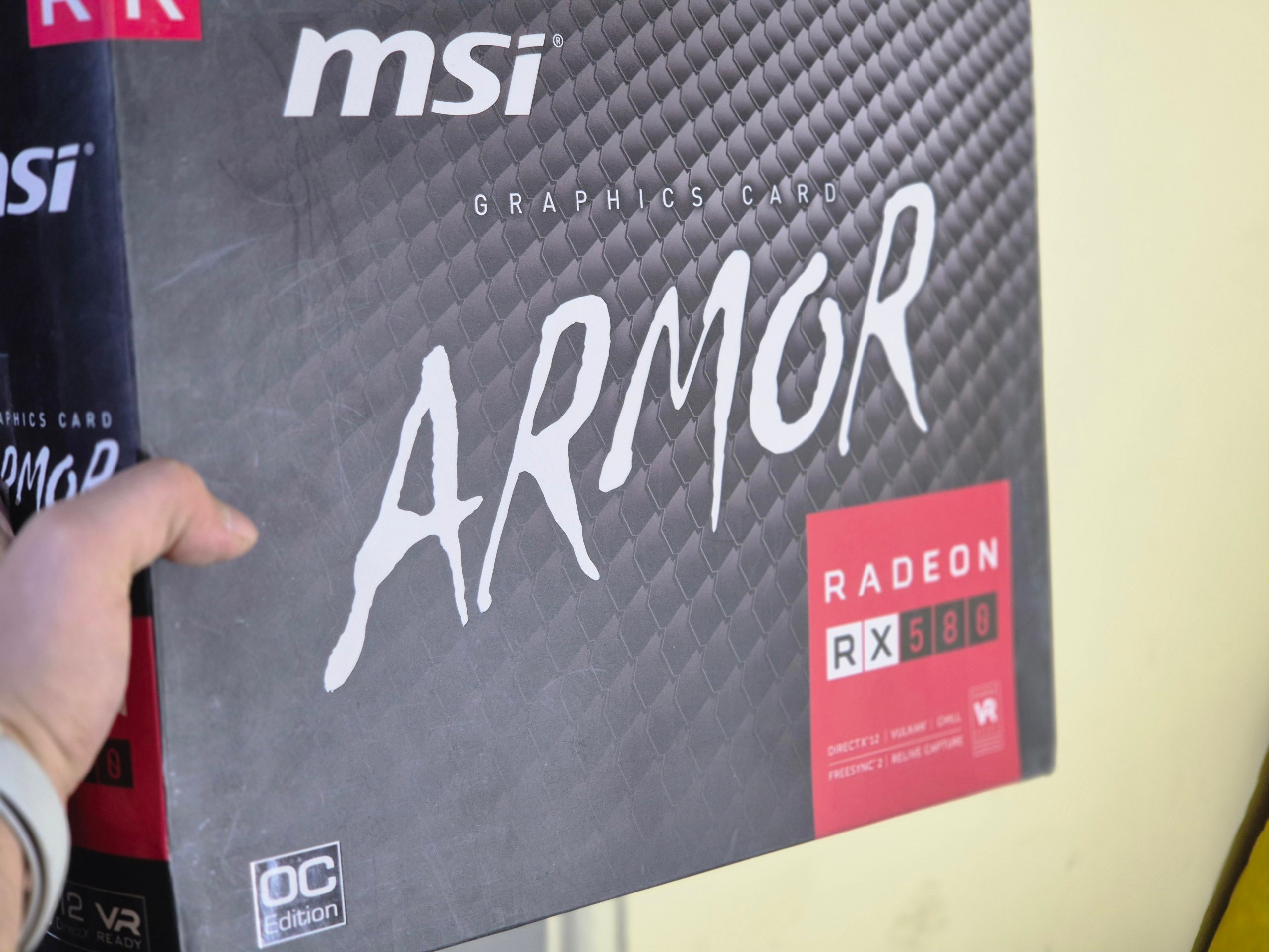 کارت گرافیک RX 580 8 gb msi همراه با جایزه خرید