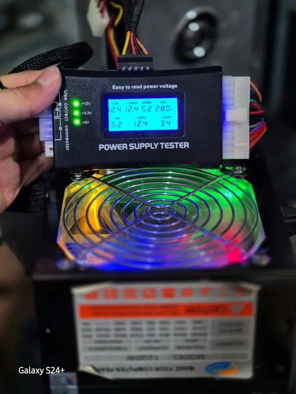 پاور 430 وات دارای 6 پین همراه با جایزه خرید