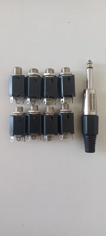 جکهای 6،3 mm جهت فیشهای میخی