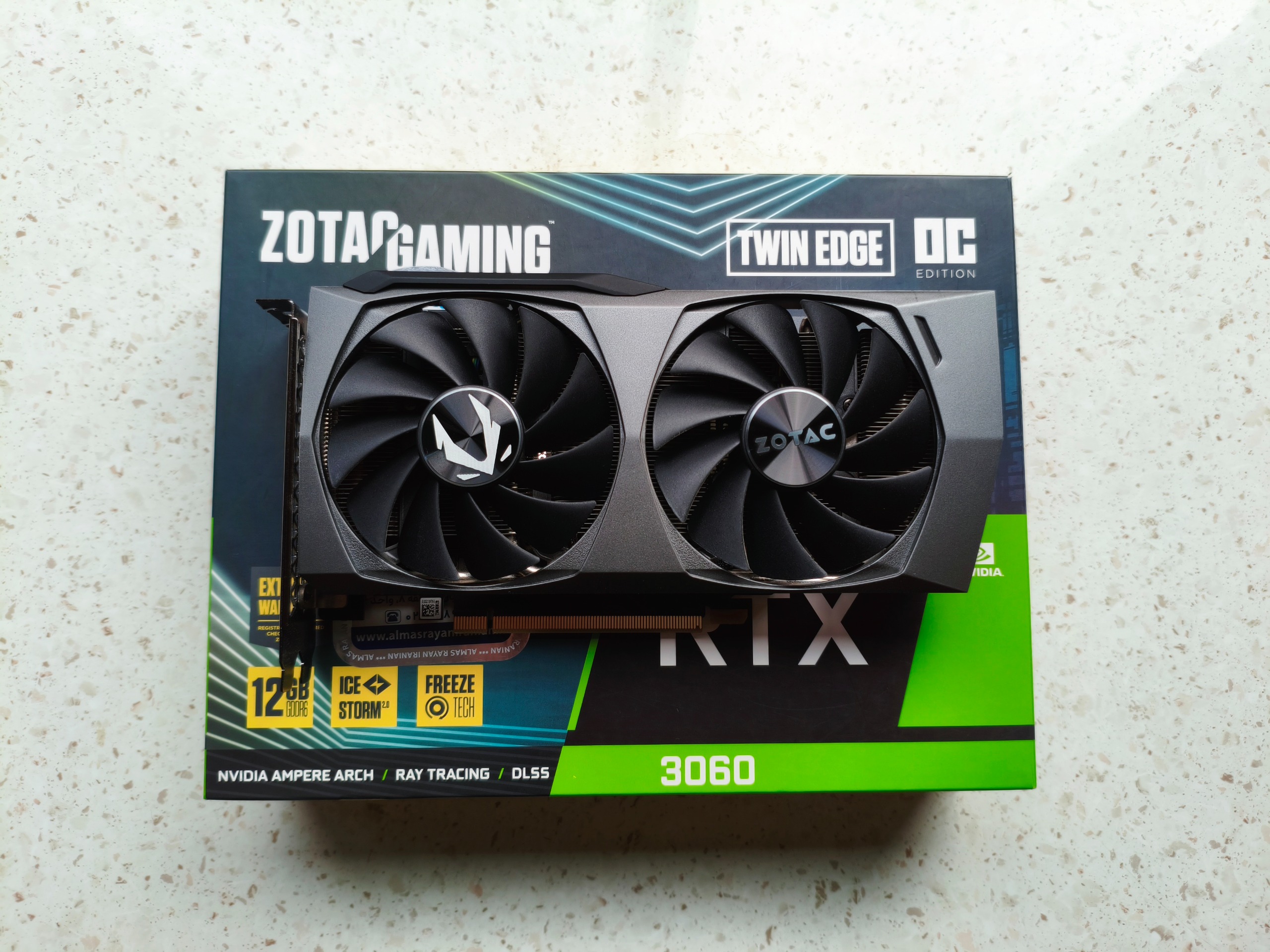 کارت گرافیک زوتاک RTX 3060 Twin Edge OC 12GB