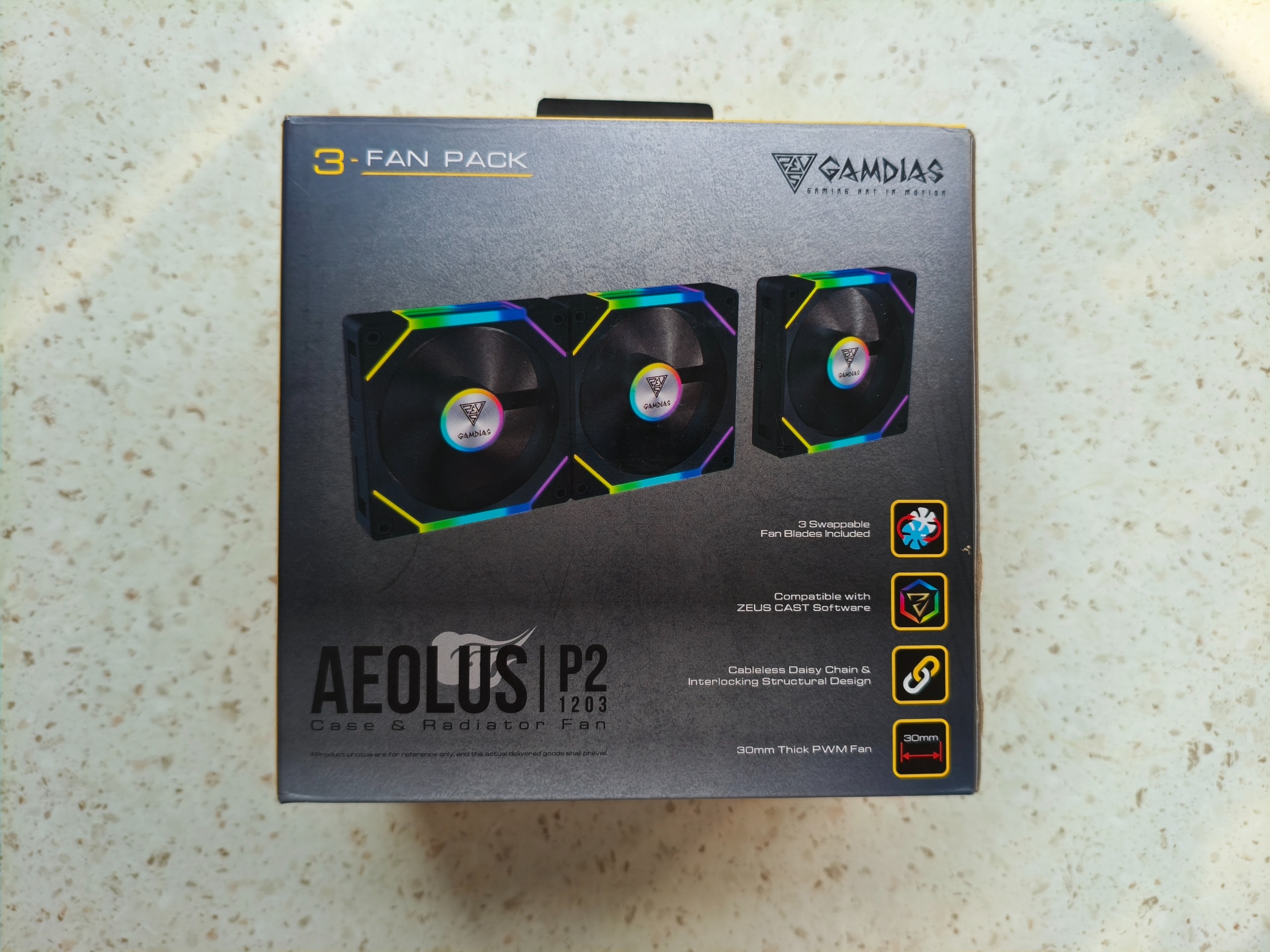 فن کیس گیم دیاس مدل AEOLUS P2-1203