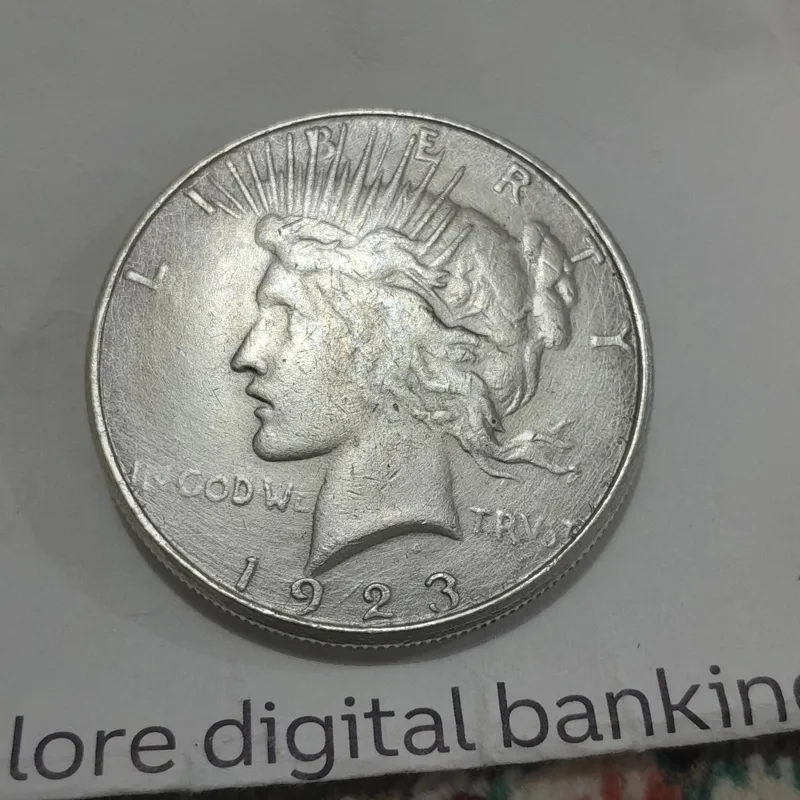,سکه 1دلاری امریکا1923نقره