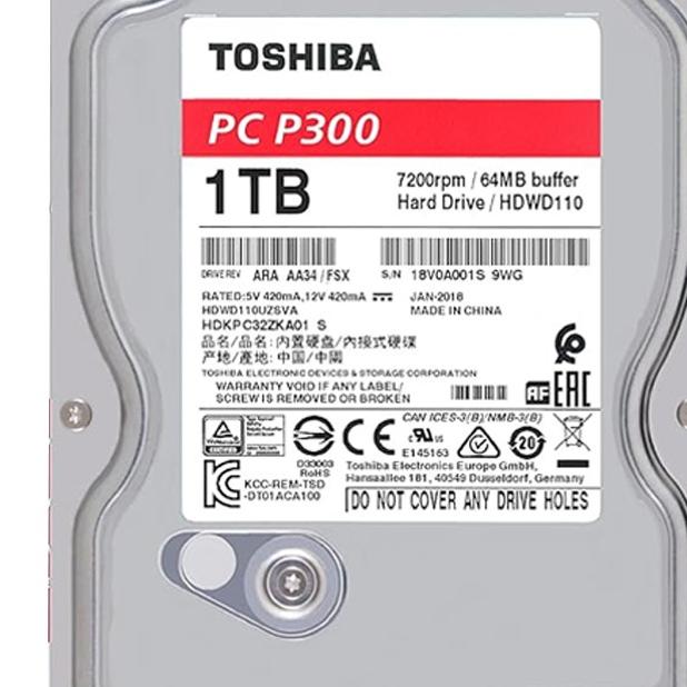 هارد اینترنال توشیبا یک ترابایت p300