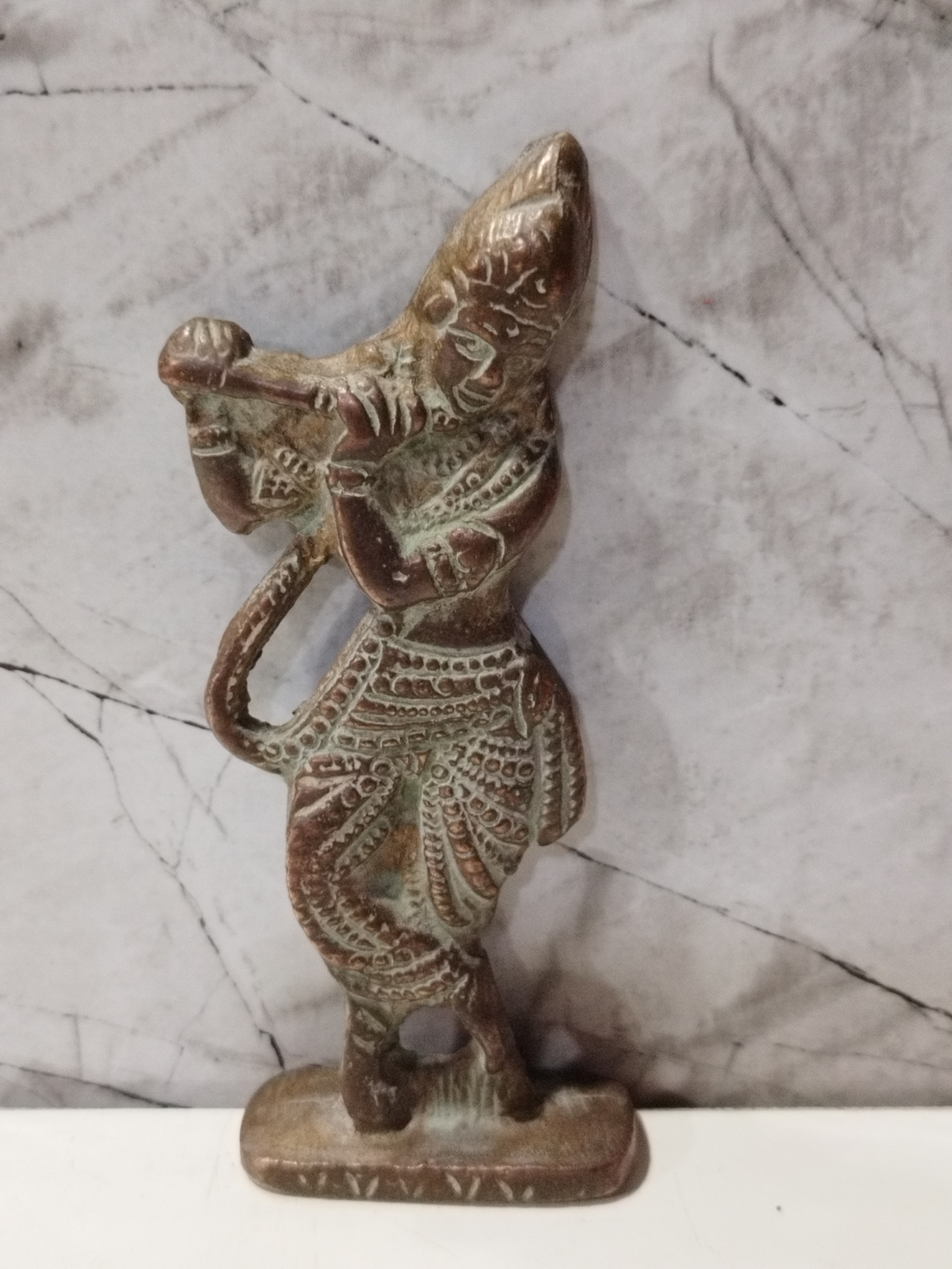 مجسمه قدیمی کریشنا بافلوت بینظیر