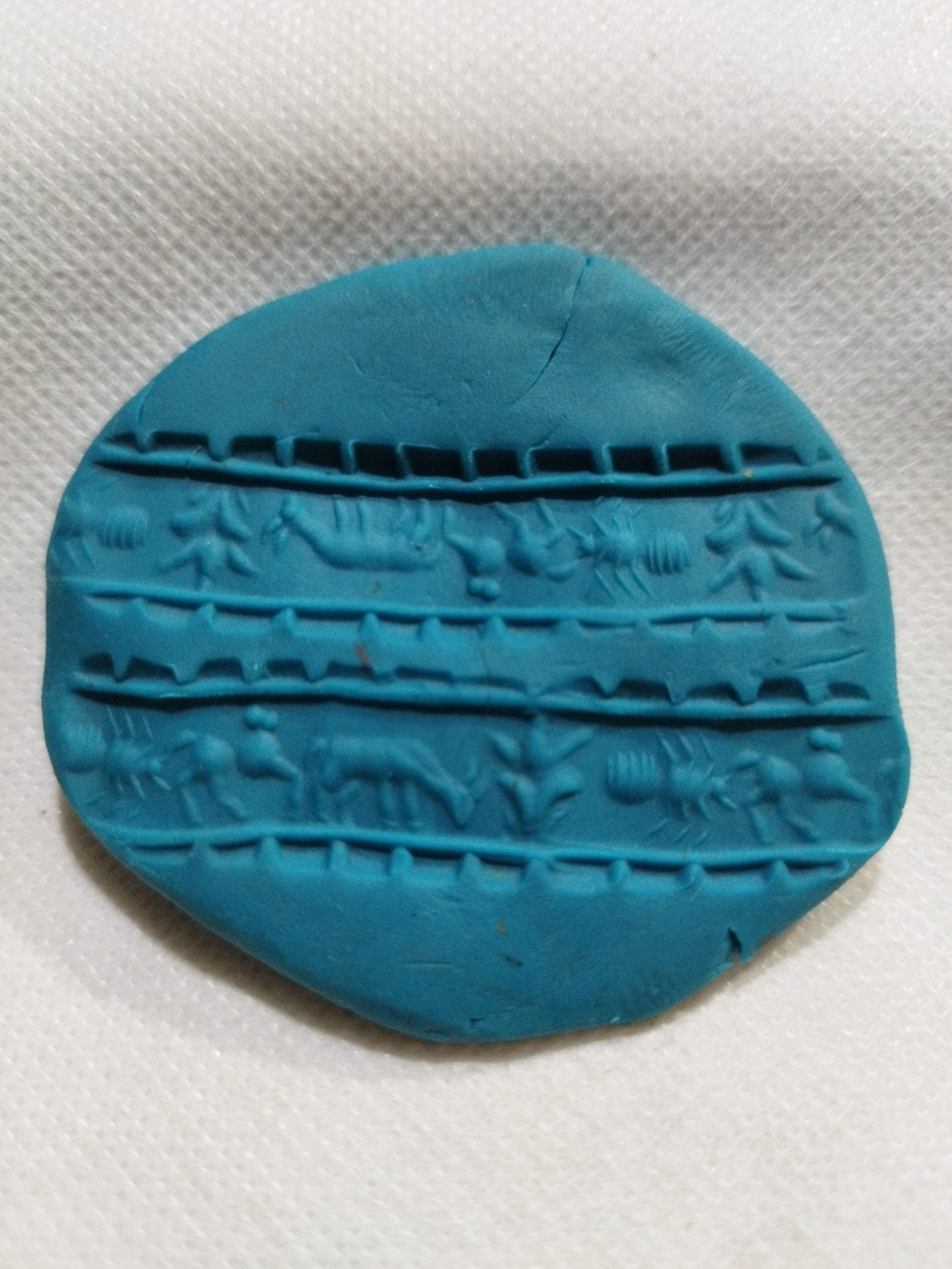 مهره لول لاجورد قدیمی شگفت انگیز