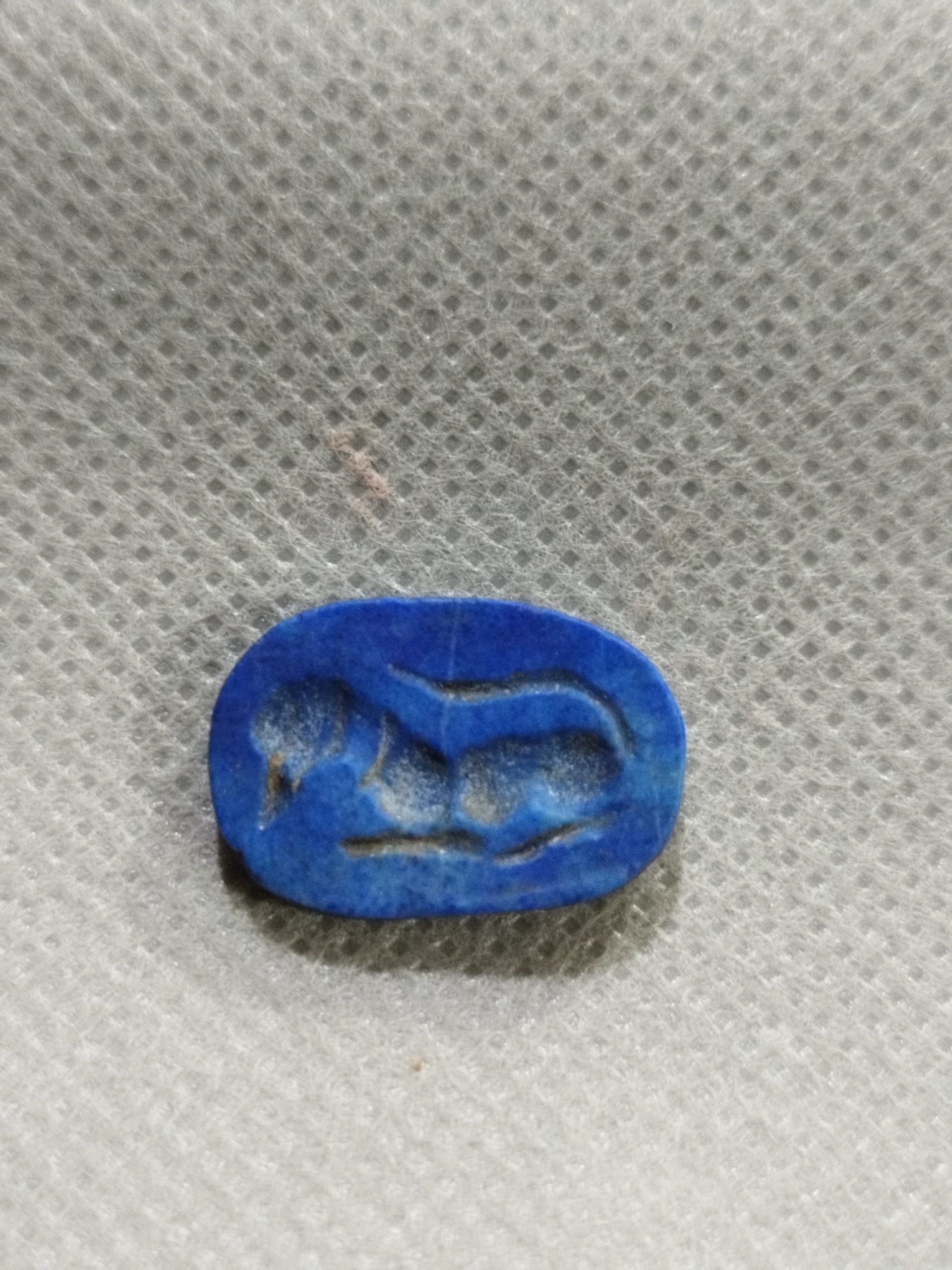 مهر لاجورد قدیمی تصویری