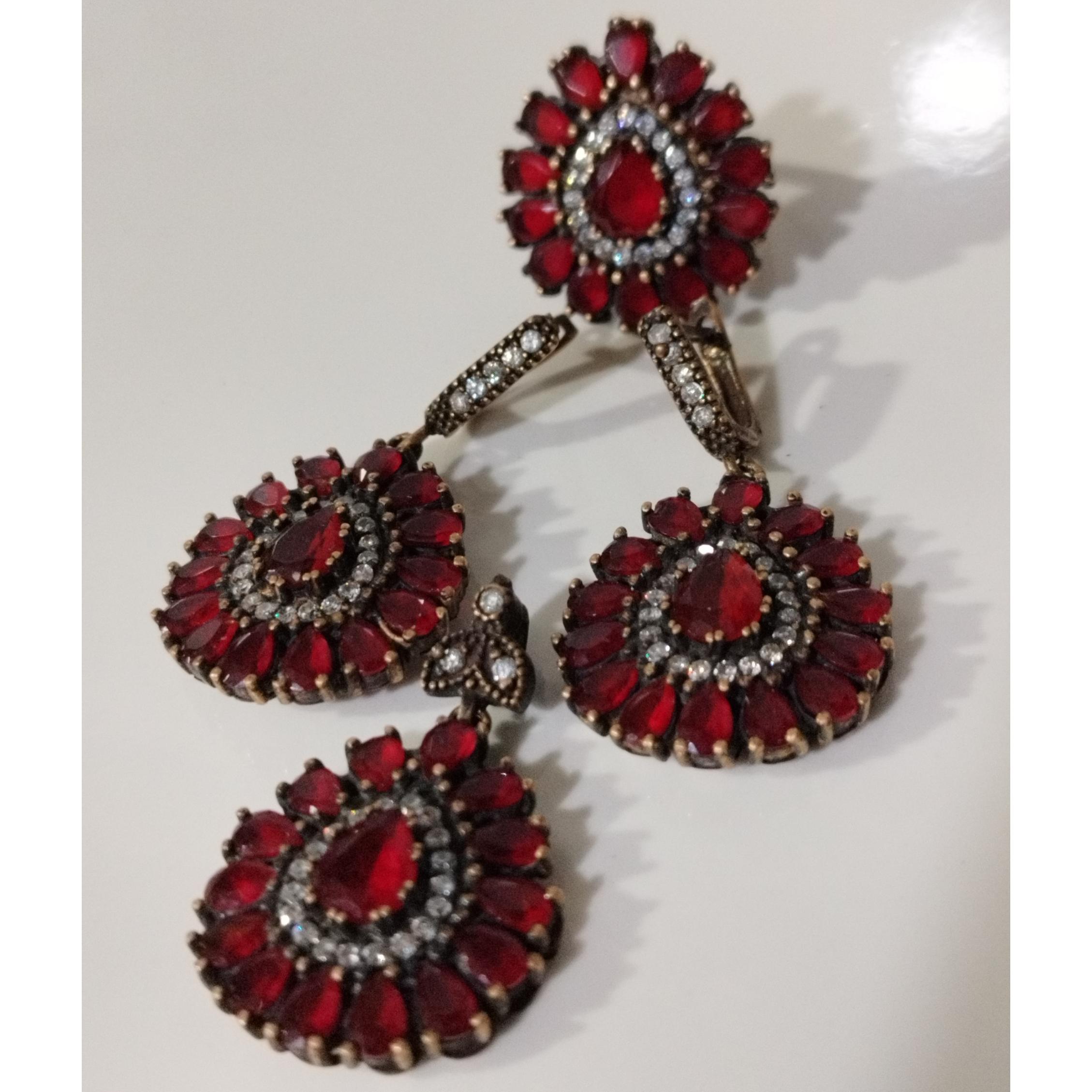 سرویس نقره عثمانی بینظیر و استثنایی یاقوت