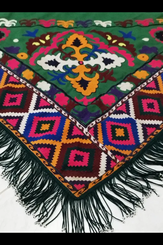 شال سنتی و دستباف قدیمی استثنایی