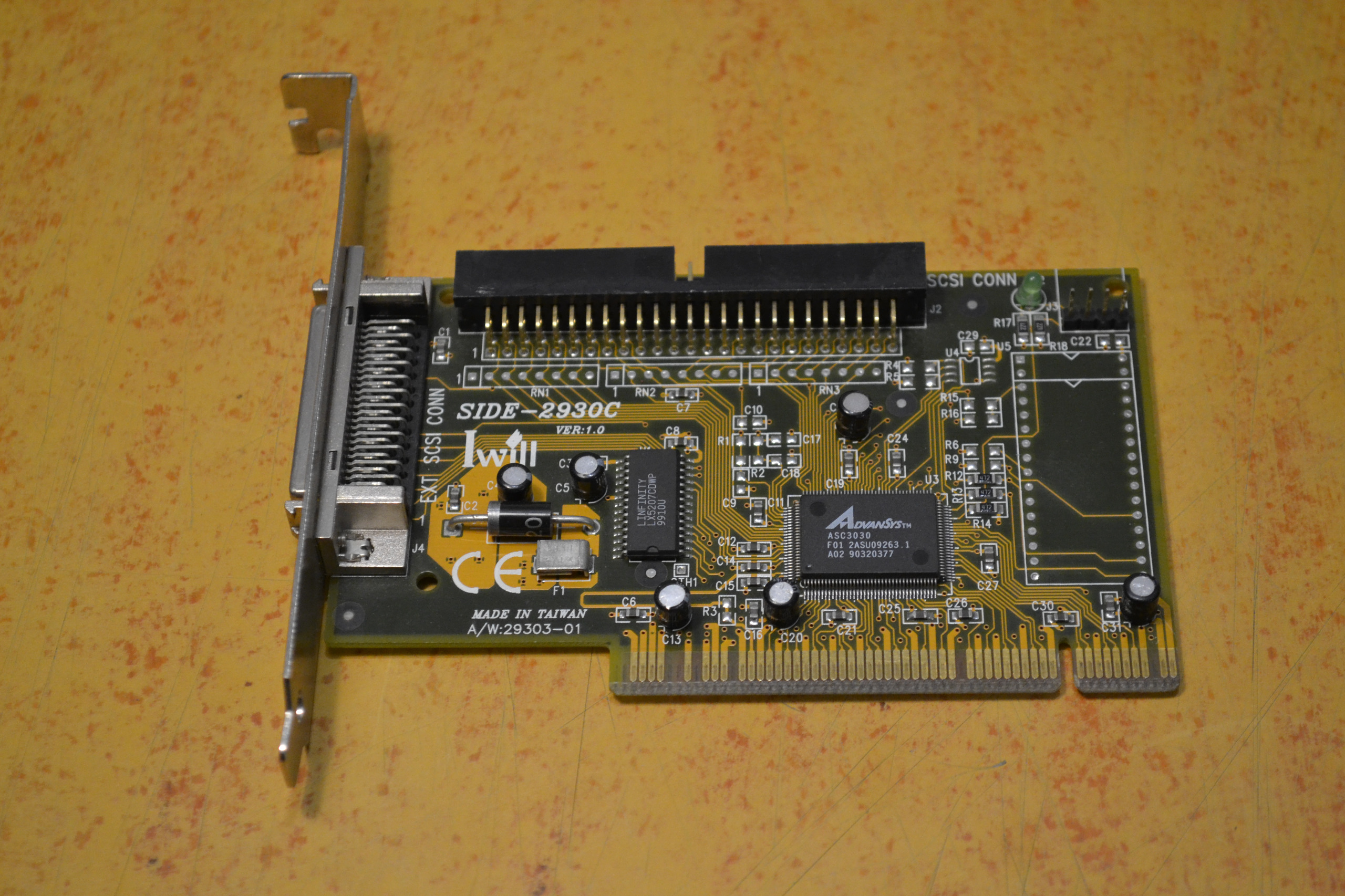 کارت اسکازی 50 پین PCI Iwill AdvanSys 2930C SCSI