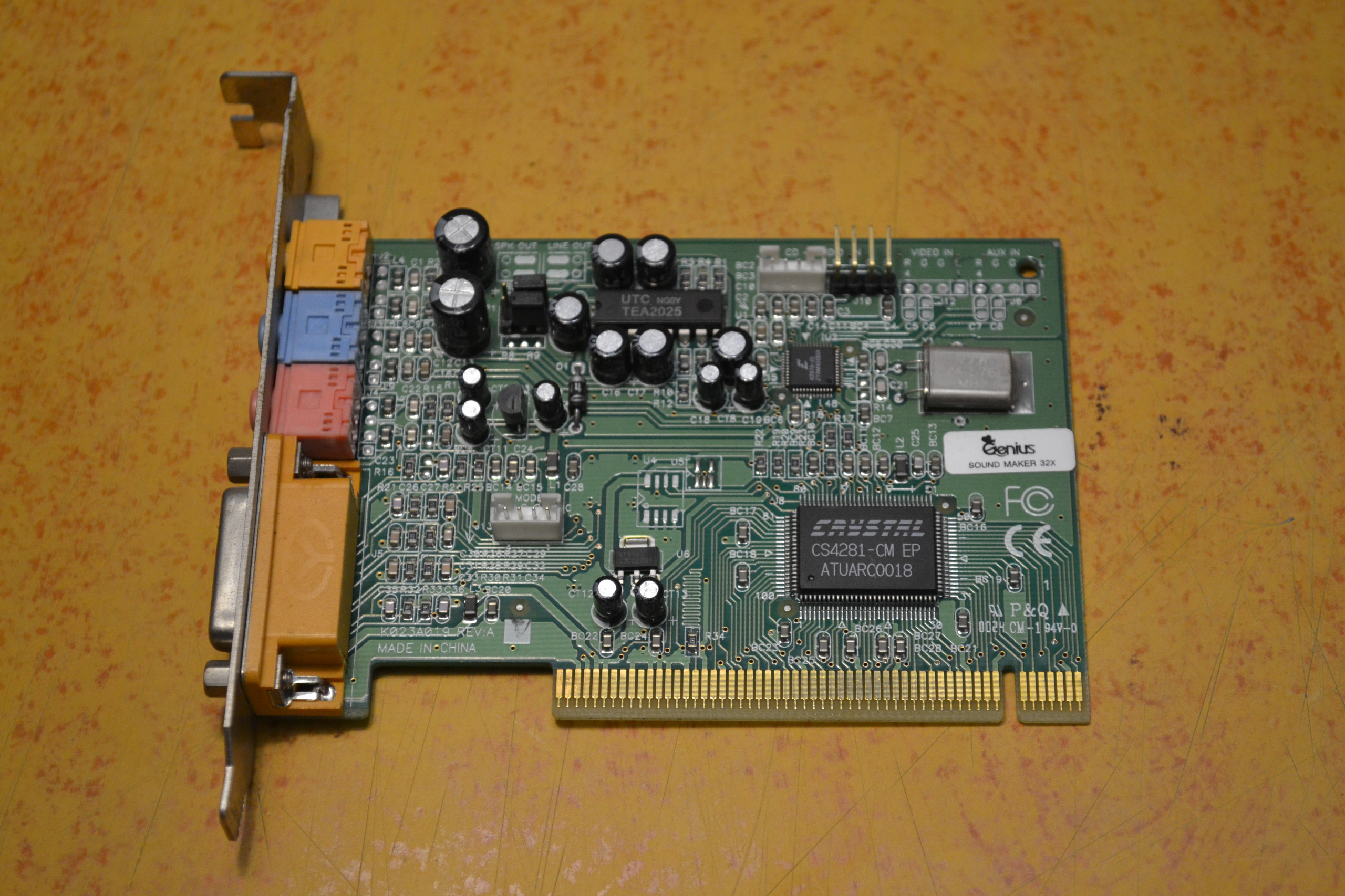 کارت صدای قدیمی Crystal SoundFusion CS4281 PCI