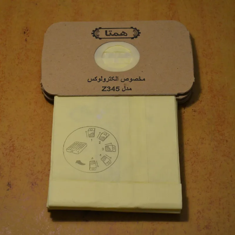 4 عدد پاکت جاروبرقی همتا برای الکترولوکس Z345