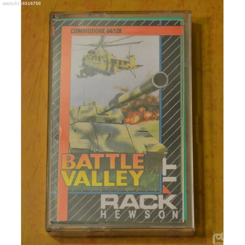 نوار بازی Battle Valley برای کمودور 64