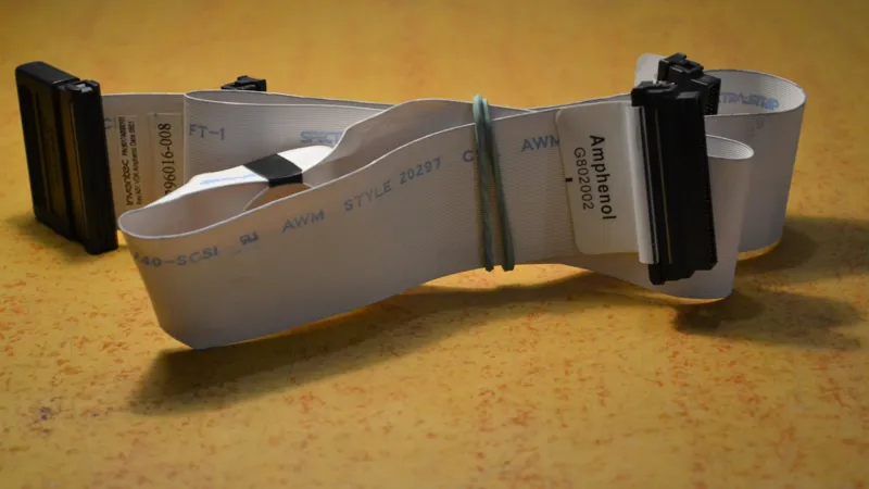 کابل اسکازی 68 پین 4 کانکتور SCSI Amphenol