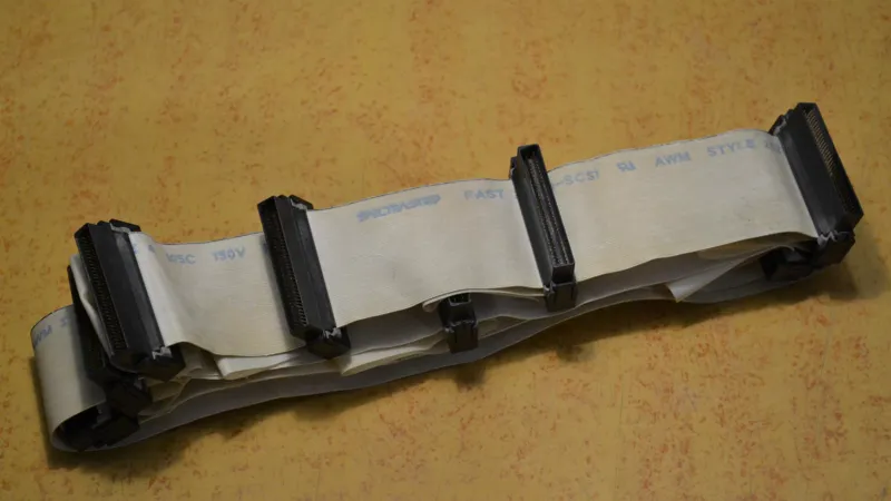 کابل اسکازی 68 پین 8 کانکتور SCSI AMP