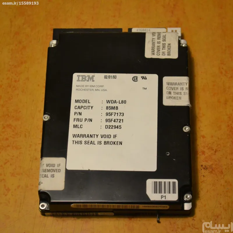 هارد کلکسیونی 85 مگابایت IBM ساخت آمریکا 1993