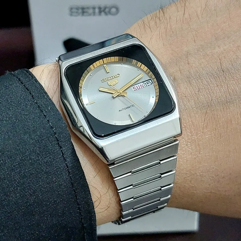 SEIKO اصل ژاپن اتوماتیک دوتقویم با جعبه آرم دار