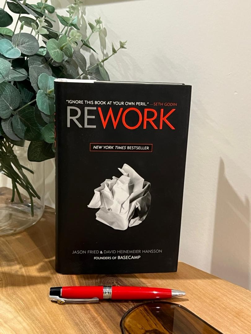 کتاب rework | جیسون فراید، دیوید هینمایر هنسون