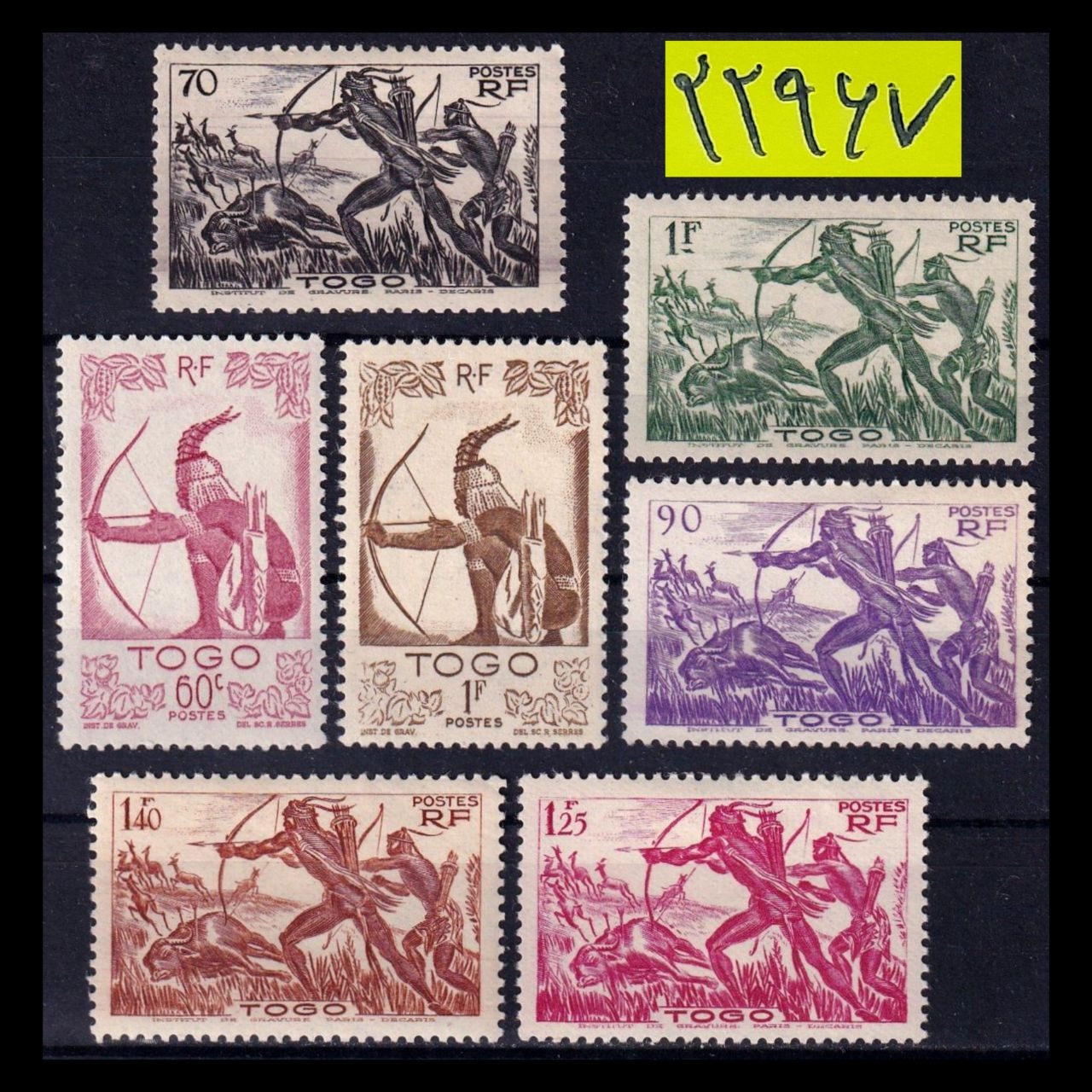 سری تمبر کلاسیک فرانسه کلونی  TOGO