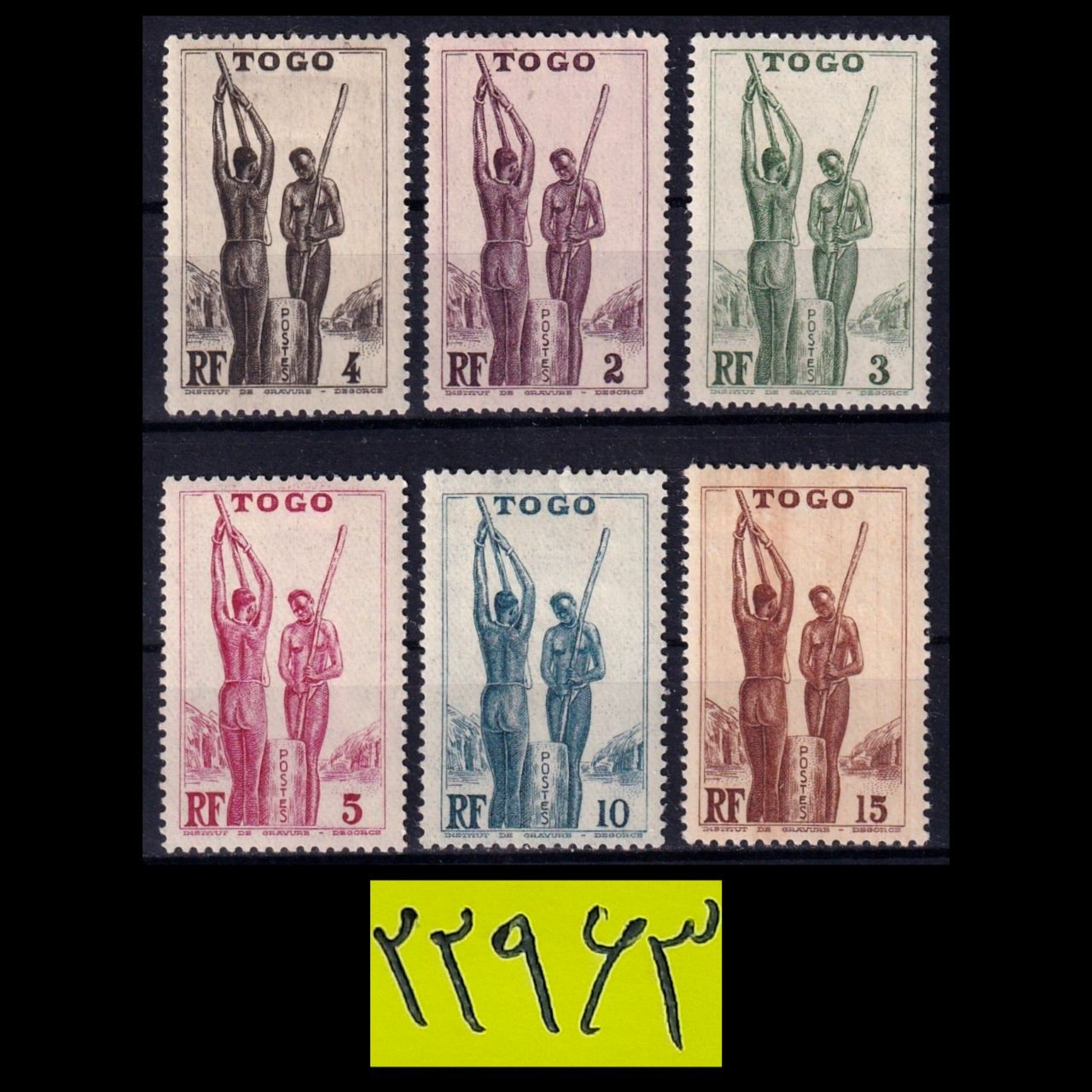 سری تمبر کلاسیک فرانسه کلونی  TOGO