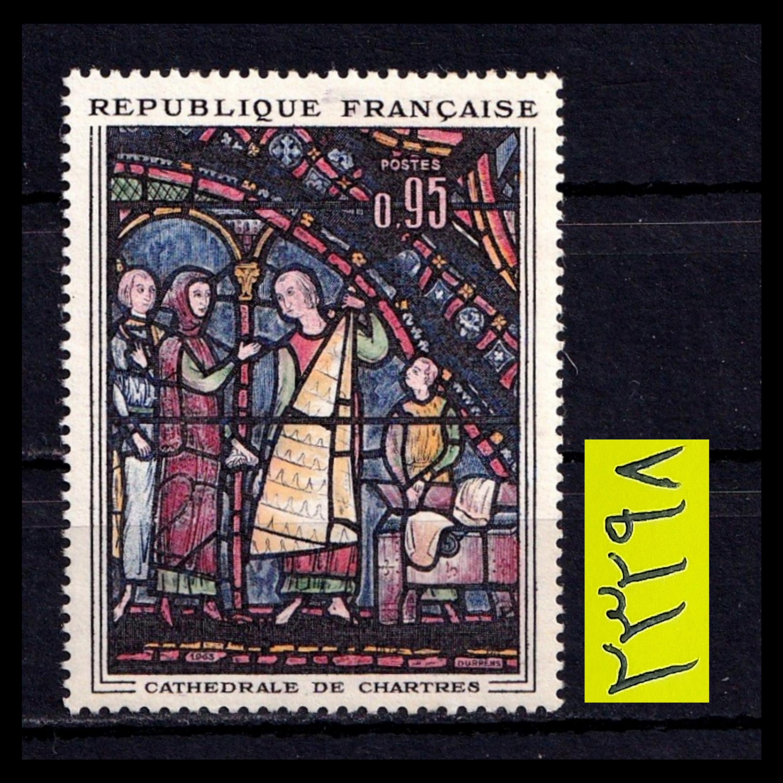 تمبر قطع بزرگ تابلویی ارزشمند فرانسه