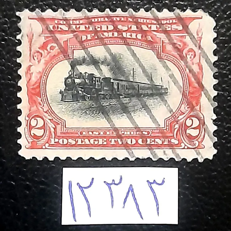 تمبر کلاسیک ارزشمند امریکا 1901 express،تیره