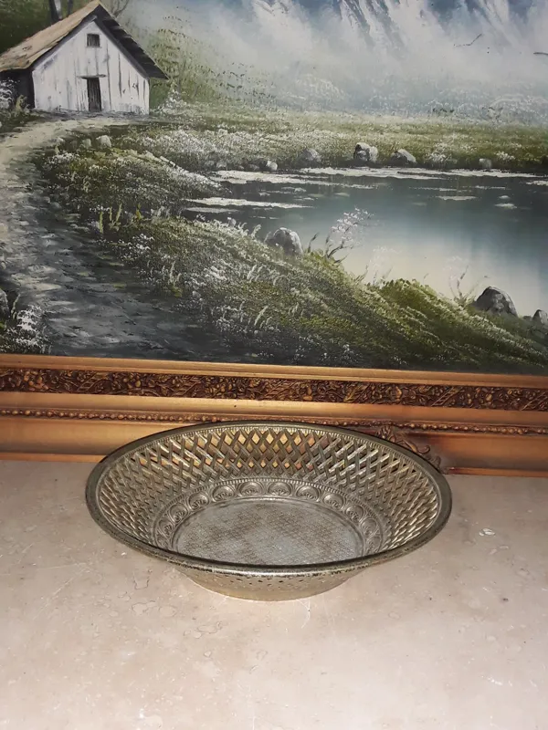 کاسه روکش نقره ایتالیایی