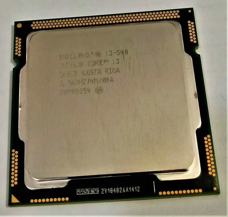 Intel Core i3-540 بدون فن