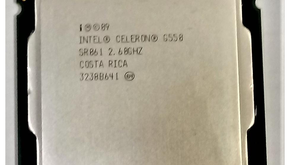 CPU Intel 1155 CELERON G550 بدون فن